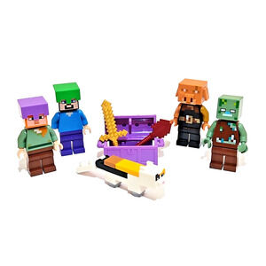 Lego Minecraft Minifigure Play Pack - 5 Fun Figures w/ Accessories